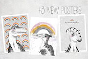 BABY DINOS watercolor set, an Animal Illustration by Natali Smolova (Thumbnail 10 of 12)