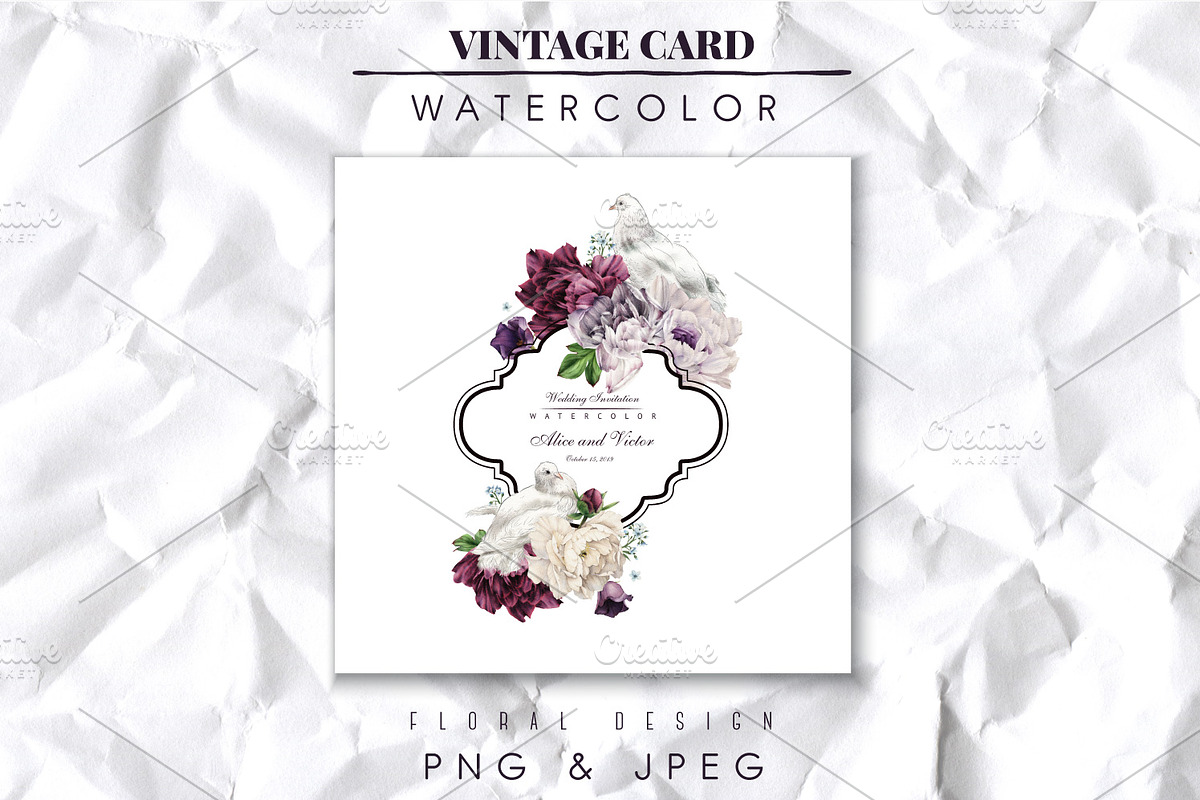 Watercolor Floral Bundle, a Texture Illustration by ollalya (Photo 25 of 112)