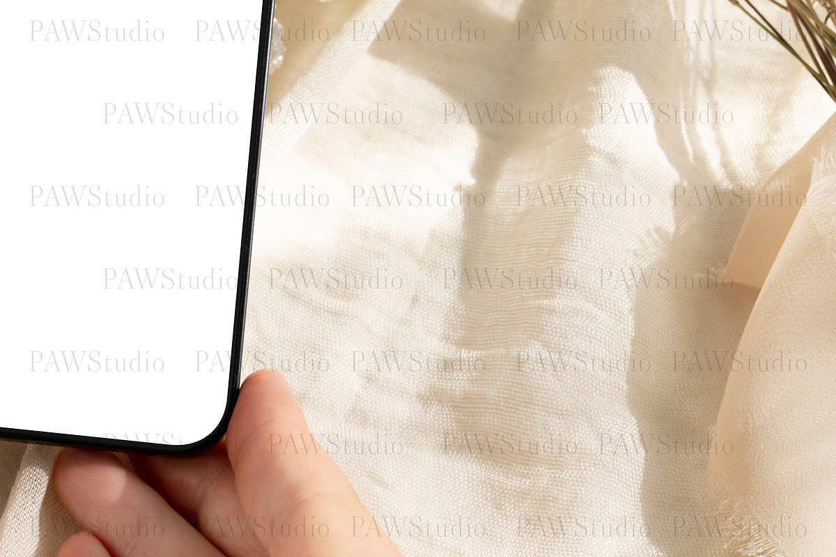 Device Mockup Phone In Hand WBF, a Product Mockup by PawMockups (Photo 3 of 9)