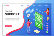 Online Support Isometric Services, a Person Illustration by TAlex (Thumbnail 2 of 6)