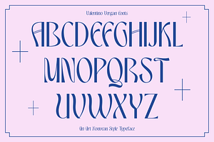 Kestia - Art Nouveau Typeface