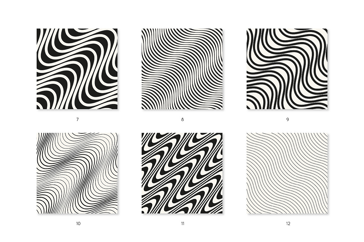 Contempo. Seamless Patterns Set, a Pattern Graphic by Curly_Pat (Photo 3 of 7)