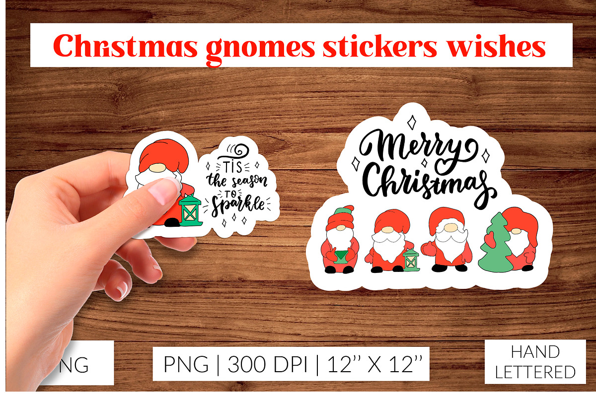 Christmas stickers bundle PNG, an Object Graphic by Let's Art (Photo 9 of 14)