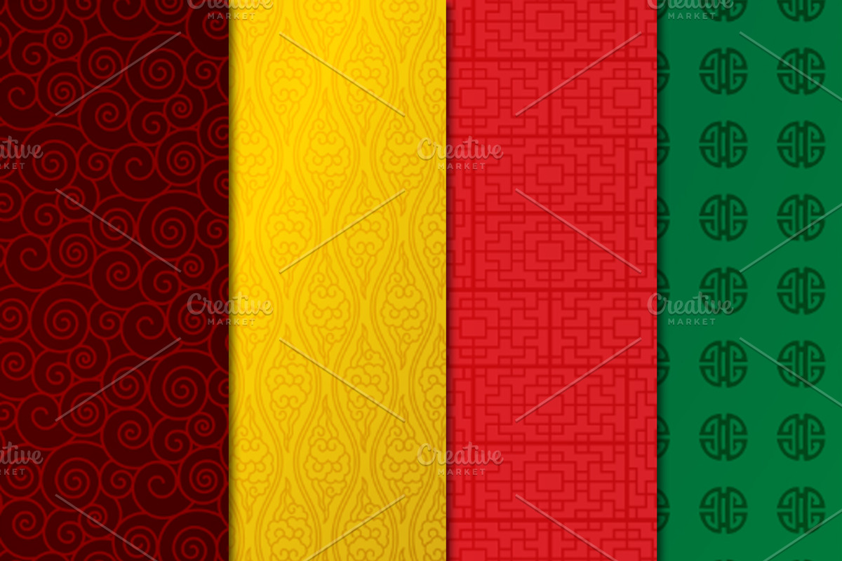 Asian Patterns Background preview 2