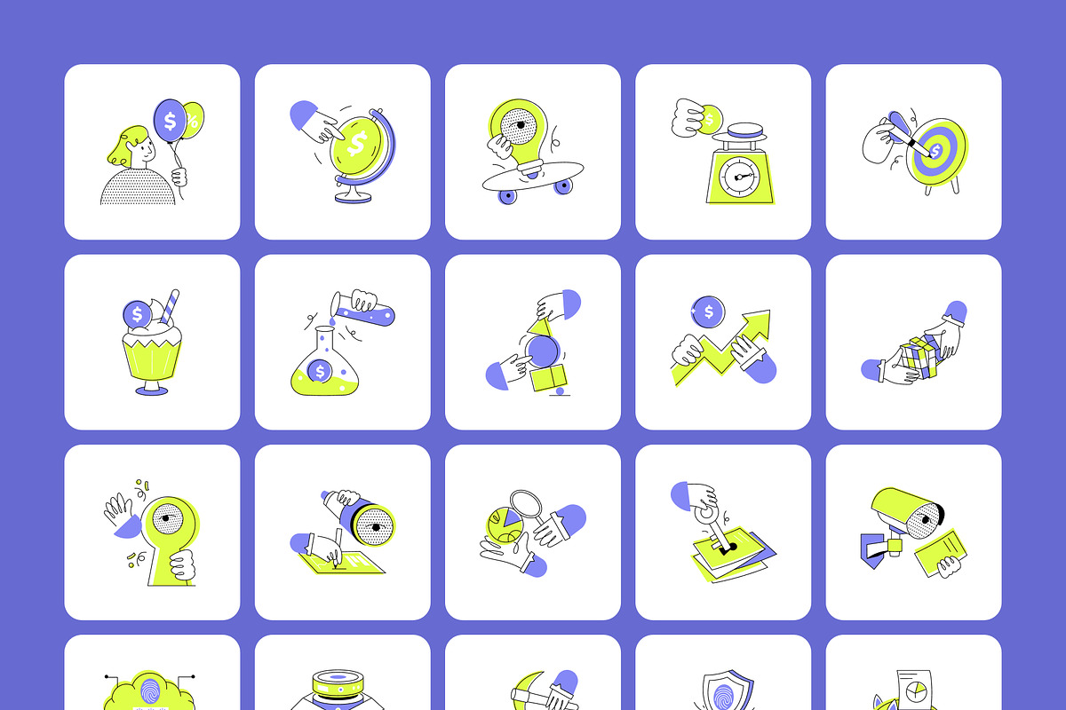 150 Tech and Engineering Icons, an Outline Icon by Creative Stall (Photo 7 of 9)