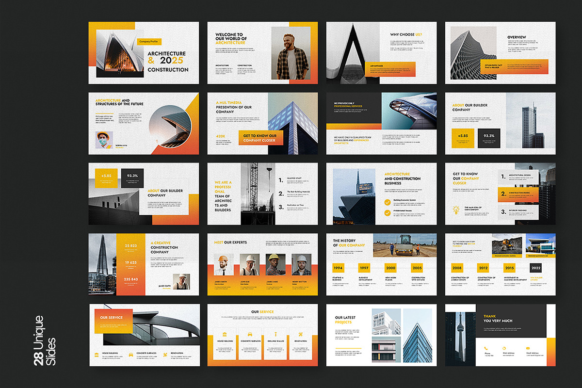 Architecture Presentation Template, a Templates & Theme by Slide_Genius1 (Photo 6 of 6)