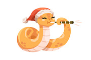 Cute snakes, Chinese New Year mascot, an Animal Illustration by Good Studio (Thumbnail 6 of 16)