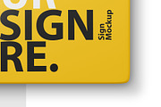 Sign on rope PSD Mockup, a Merchandise Mockup by GreatFruit (Thumbnail 5 of 6)