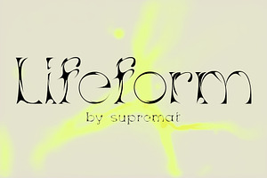 Lifeform Typeface