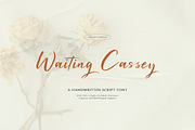 Waiting Cassey | Handwritten Script, a Script Font by gracetype_studio (Thumbnail 1 of 12)