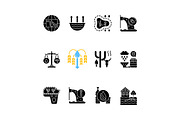 Environmental problems and solutions, an Outline Icon by IMG Visuals (Thumbnail 3 of 23)