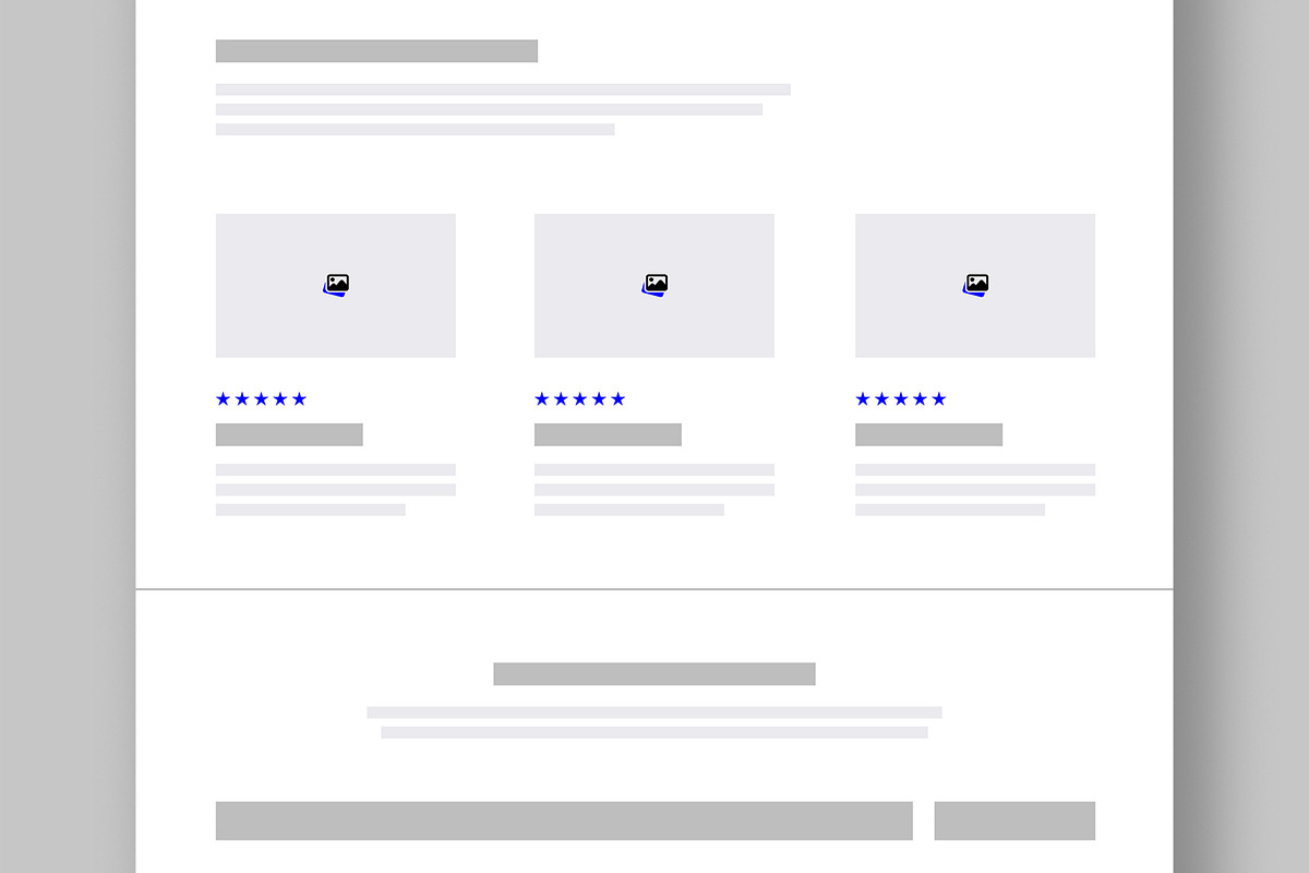 Modern Landing Page Wireframe, a Landing Page Template by ContestDesign (Photo 5 of 6)
