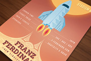 Launch Event Rocket Poster, a Flyer Template by VectorBurn (Thumbnail 1 of 5)