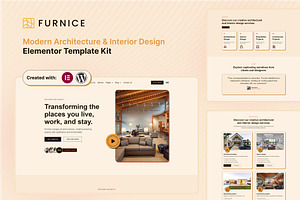 Furnice Architecture Elementor Kit