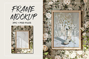 Floral Frame Mockup Smart Layers PSD, a Merchandise Mockup by Honey Island Studio (Thumbnail 1 of 3)