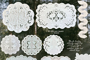 Harvest Lace: PNG Frames & Doilies, an Object Graphic by Purple (Thumbnail 4 of 9)