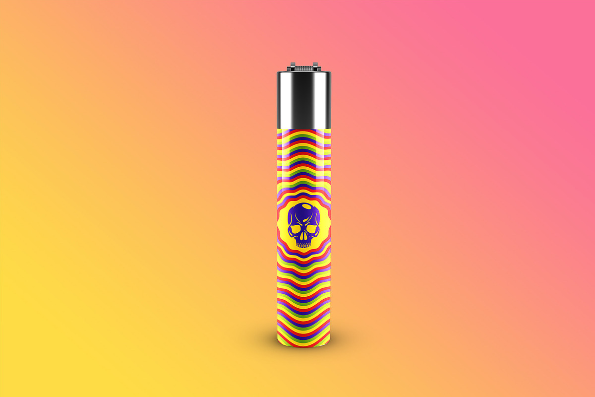 Clipper Lighter Mockup - 7 views, a Merchandise Mockup by Illusiongraphic (Photo 4 of 17)