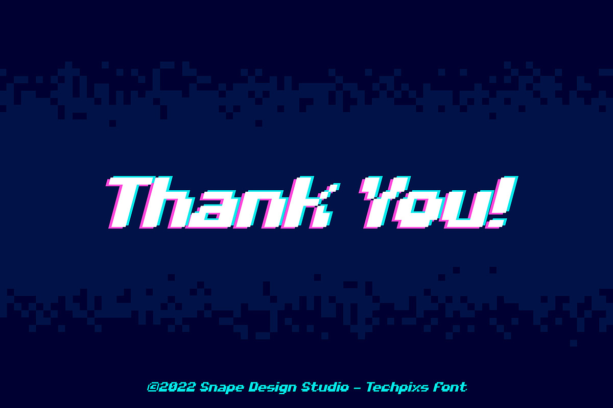 Techpixs - Pixel Font