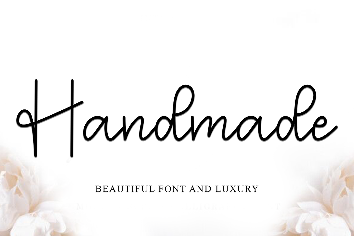 Beautiful Homemade, a Handwritten Font by FreshTypeINK (Photo 3 of 8)