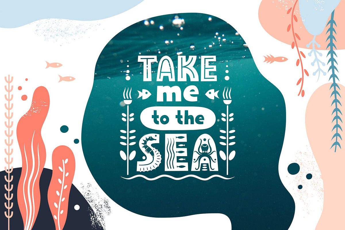 Sealife Font Family preview 2