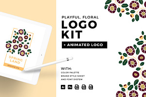Floral Pre-Made Logo Template VOL 1