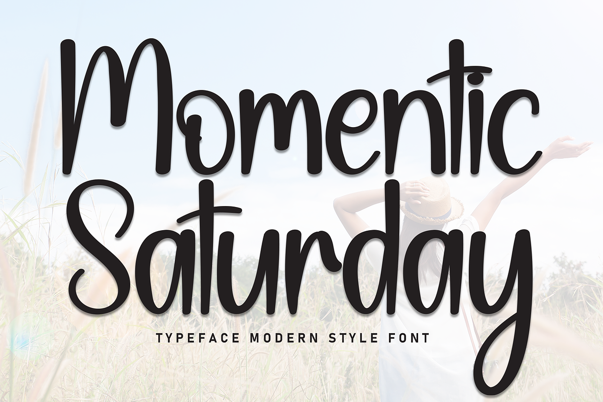 Momentic Saturday | Script Font, a Script Font by Scratchones (Photo 1 of 8)