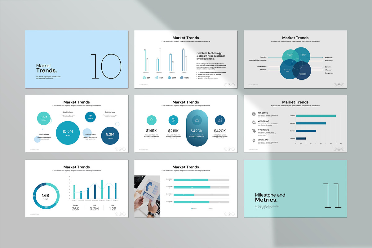 Business Plan PowerPoint Template, a Presentation Template by creathrivestudio (Photo 17 of 30)
