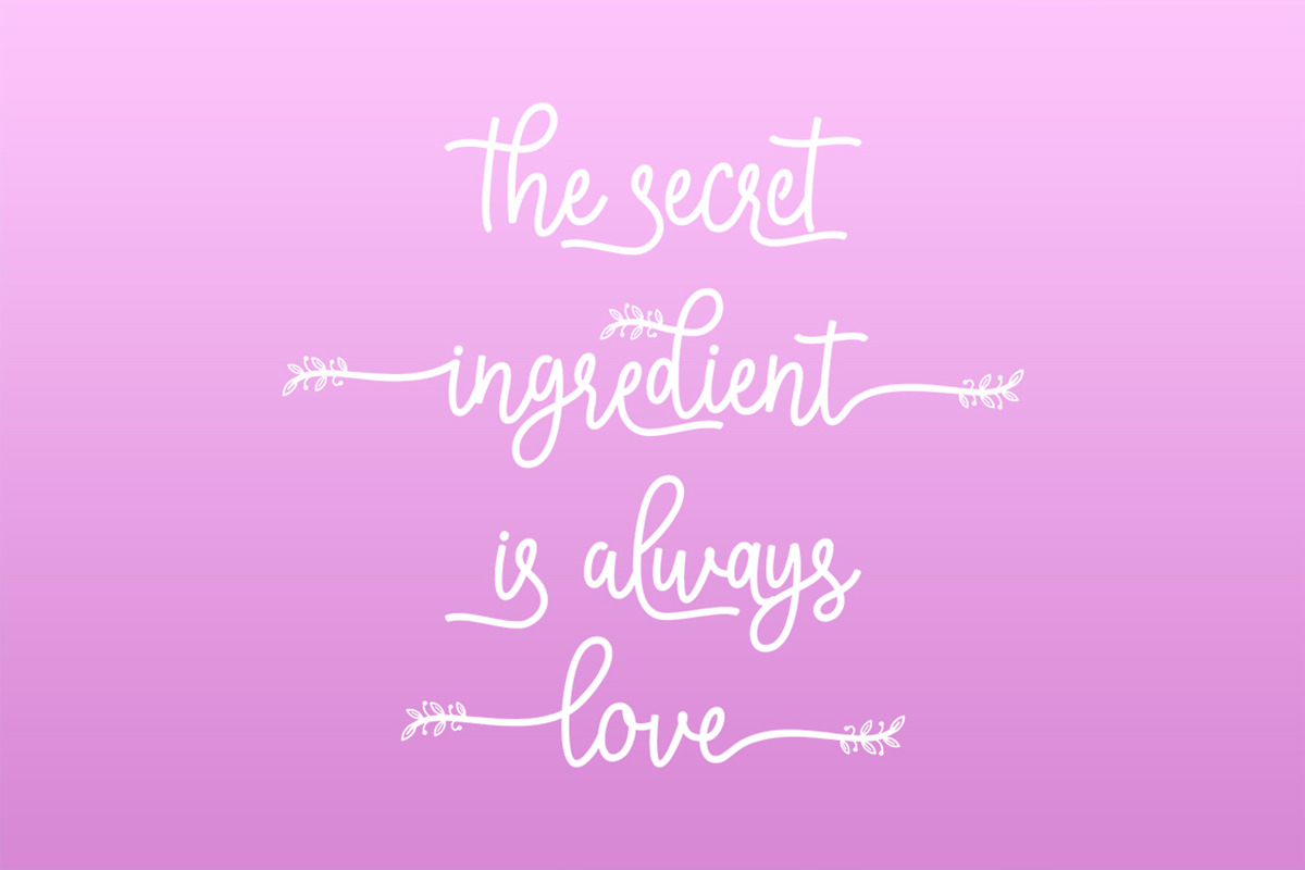 Biscuiterie Monoline Script, a Script Font by Attract Studio (Photo 6 of 7)