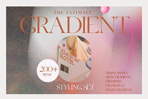 Gradient Texture Collage Bundle