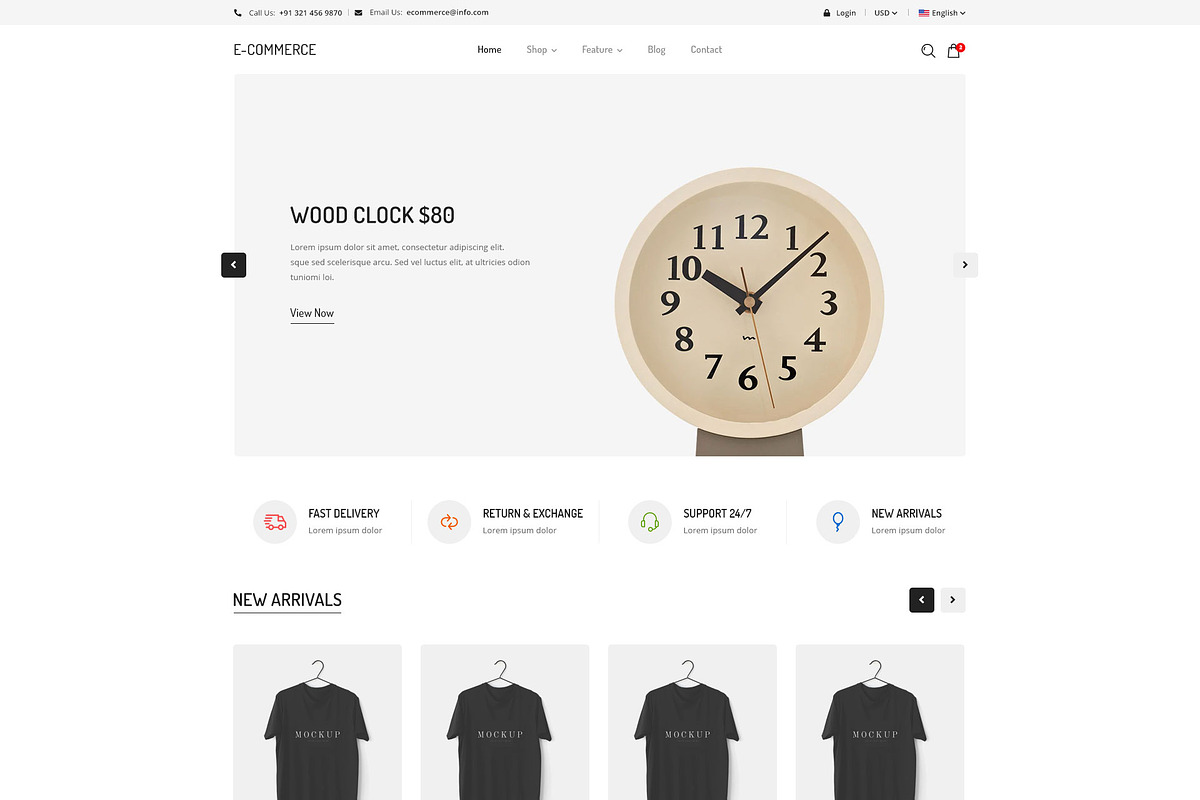 Ecommerce Marketing Template Design, a Landing Page Template by Neha Guleria (Photo 2 of 5)