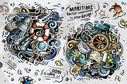 Nautical Cartoon Doodle Pack, a Decorative Illustration by BALABOLKA (Thumbnail 8 of 10)