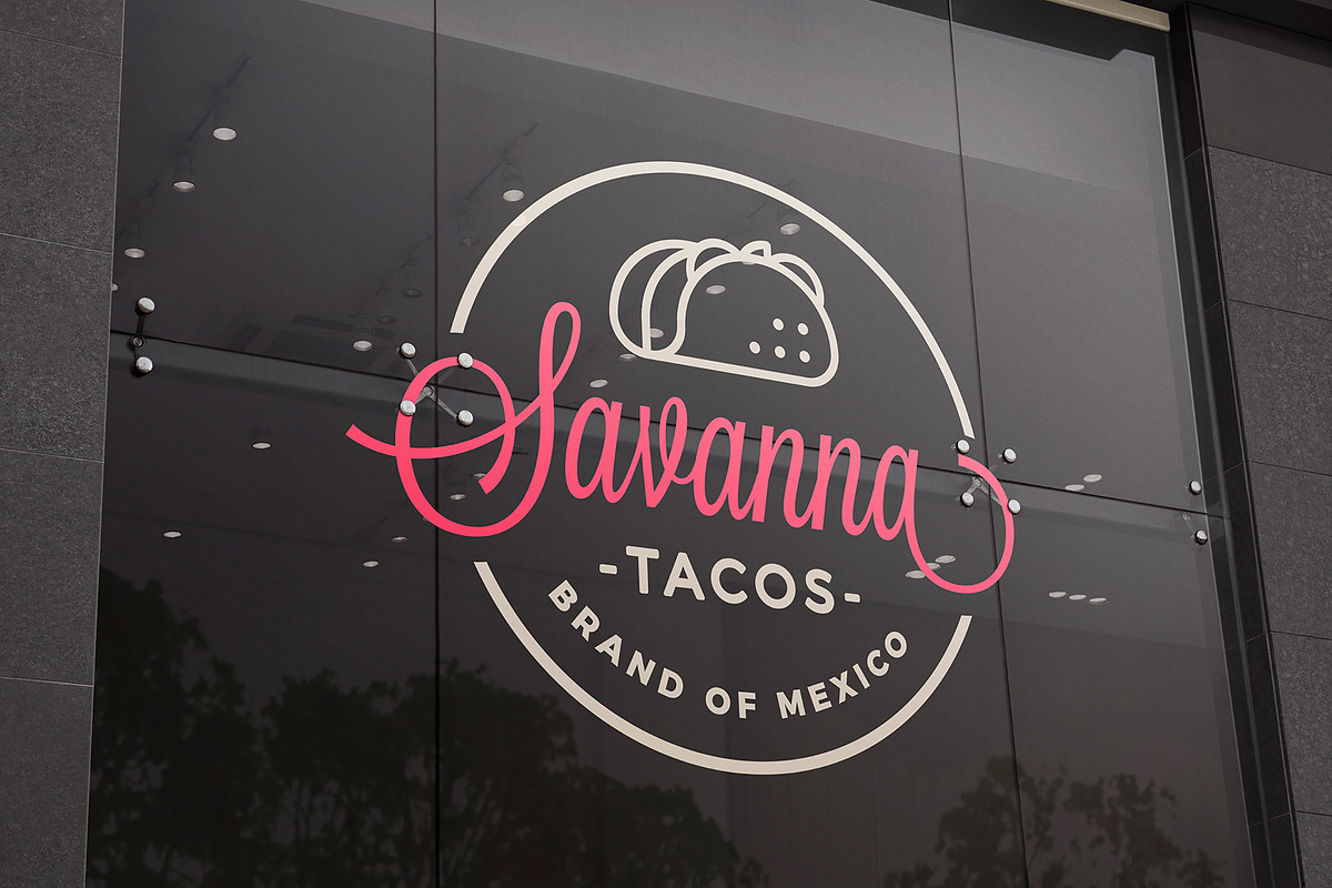 Sticker Logo on Glass Window, an Advertising Mockup by GfxFoundry (Photo 1 of 6)