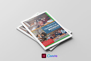 School Yearbook Template, a Brochure Template by Template Shop (Thumbnail 1 of 10)