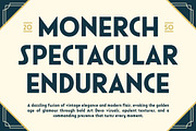 Monshea - Bold Art Deco Sans Font, a Sans Serif Font by Typia Nesia (Thumbnail 5 of 12)