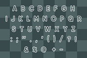 School Outline, a Handwritten Font by Fourteen Letter (Thumbnail 4 of 6)