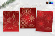 Festive Christmas Flyer Template, a Flyer Template by BrandPacks (Thumbnail 1 of 5)