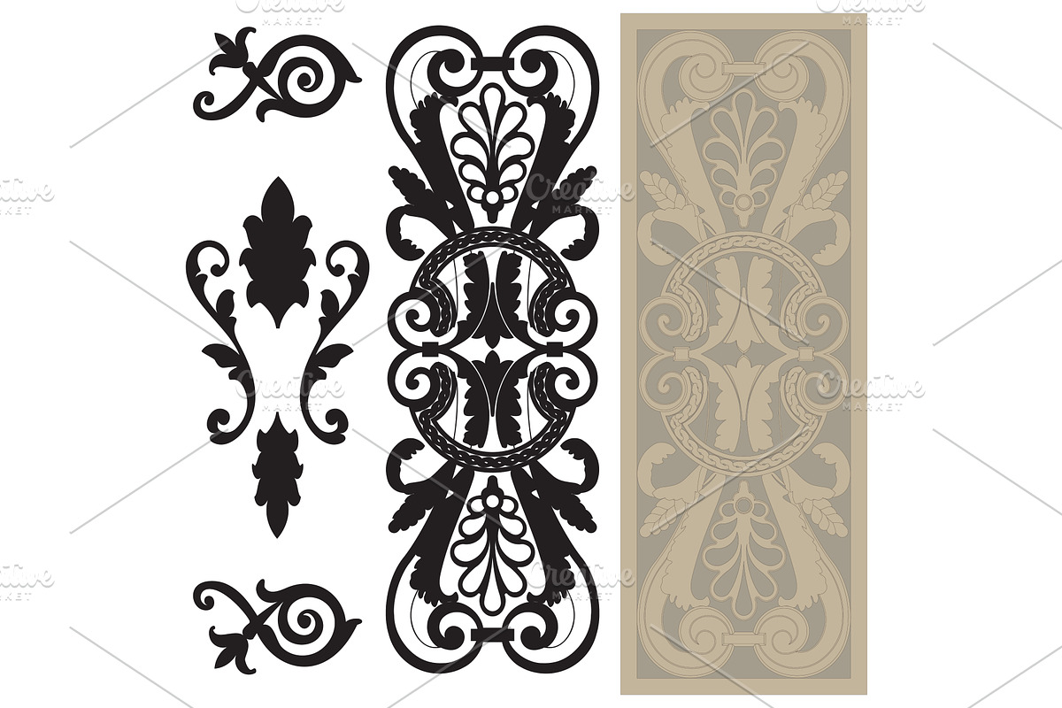 decorative pane, an Illustration by piter.goskov