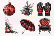 Victorian Christmas Clipart, an Illustration by Dream Creation (Thumbnail 5 of 7)