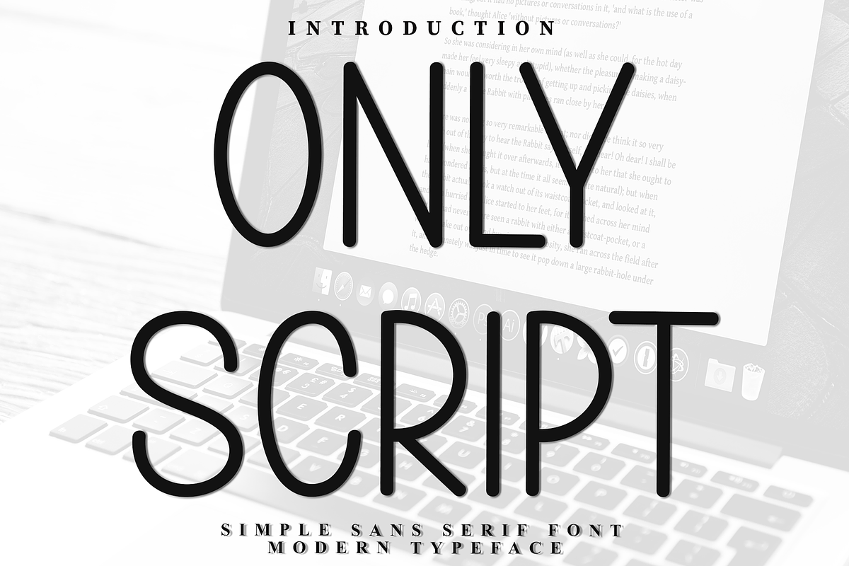 Only Script, a Sans Serif Font by InermediaSTUDIO (Photo 1 of 8)