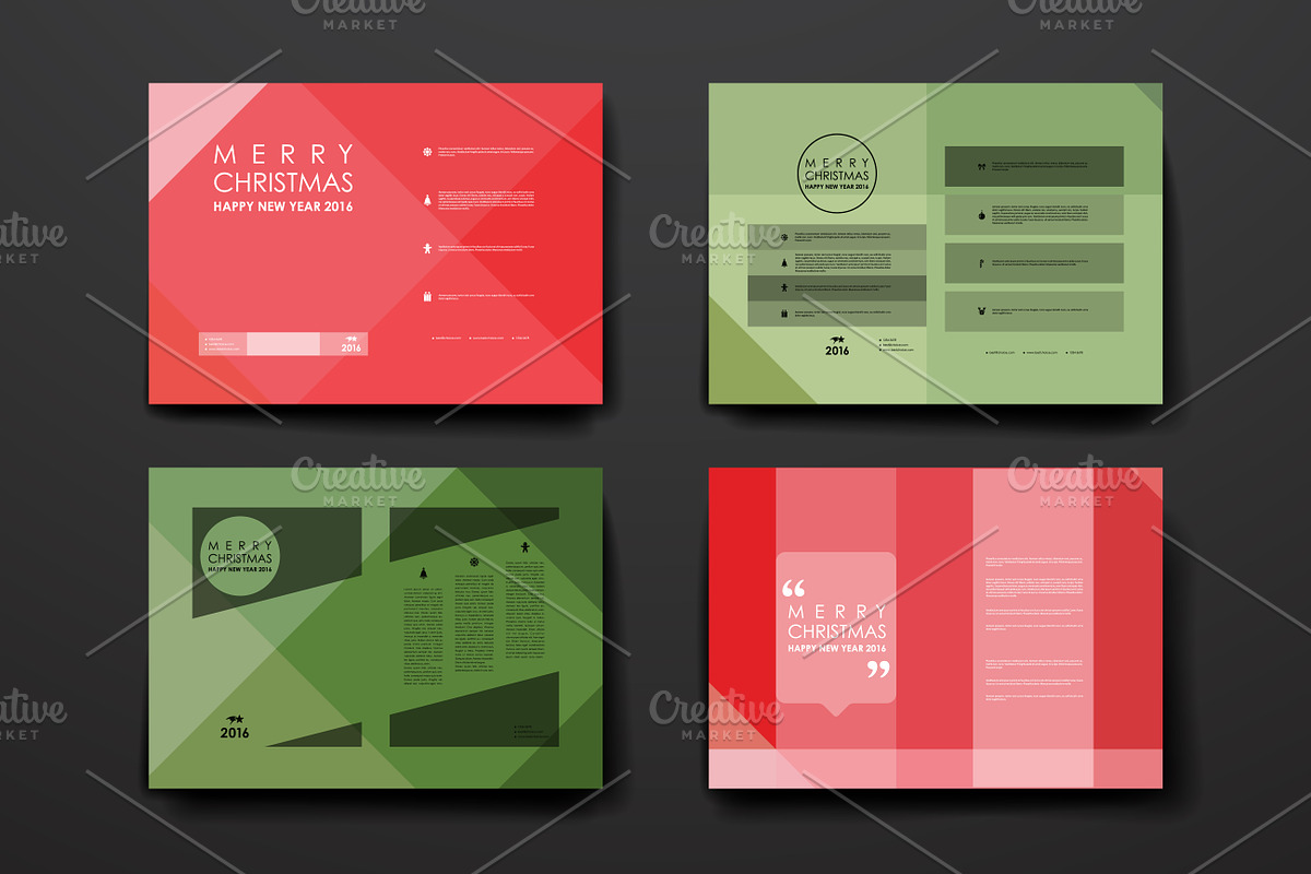 Merry Christmas Brochures, a Brochure Template by Palau (Photo 4 of 49)