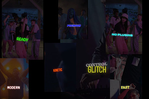 Urban Kinetic Typo Opener. MOGRT, a Social Media Template by liravega