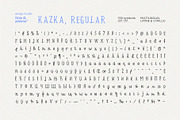 Kazka - Latine & Cyrillic Font, a Handwritten Font by line & plane (Thumbnail 2 of 10)