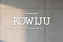 Kowiju - Elegant Modern Serif Typefa