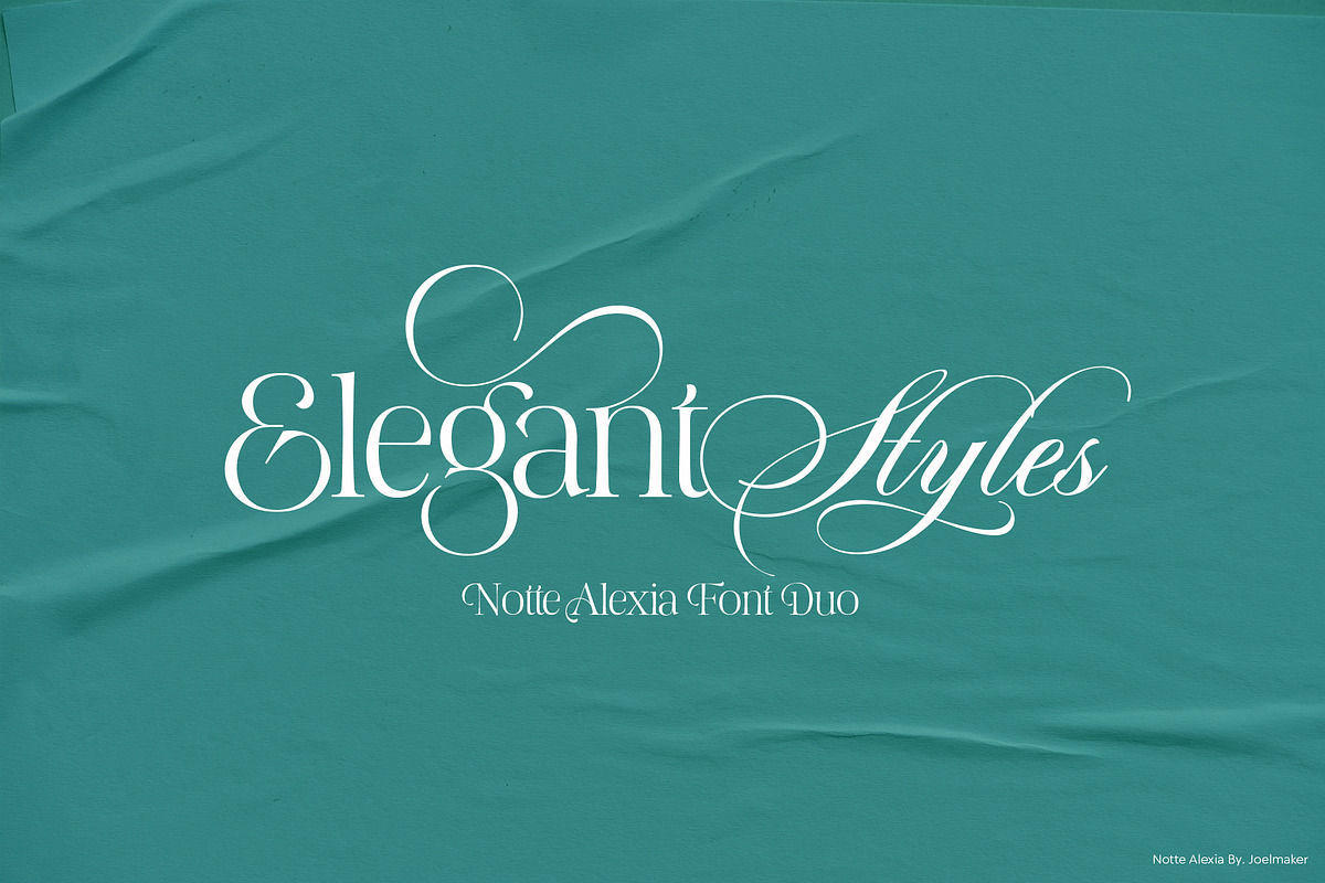 Notte Alexia, a Script Font by joelmaker (Photo 14 of 25)