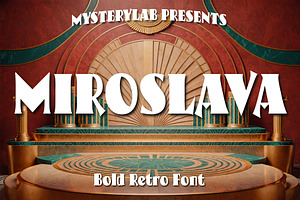 Miroslava Font, a Serif Font by Mysterylab Designs