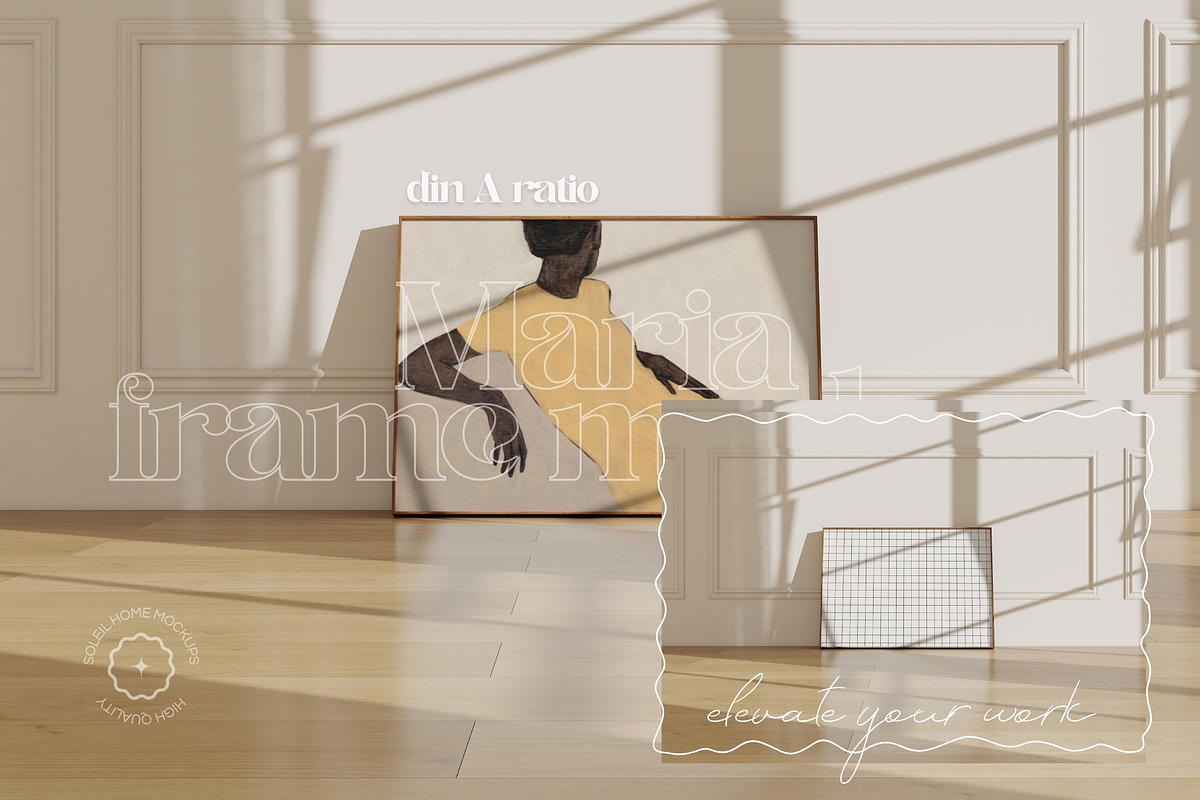 MARIA | Minimalist Frame Mockup Set, a Household Mockup by SoleilHomeMockups (Photo 4 of 16)
