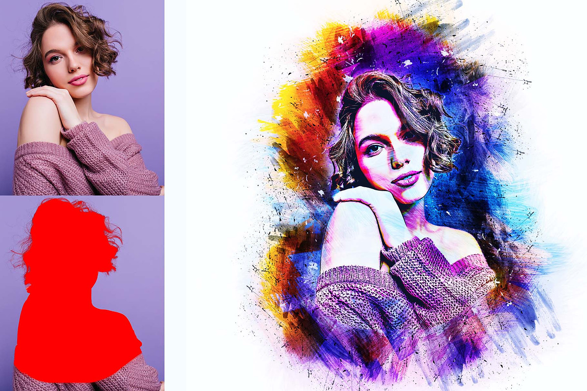 Paint Photoshop Action, an Action Add-On by MRI STUDIO (Photo 10 of 27)
