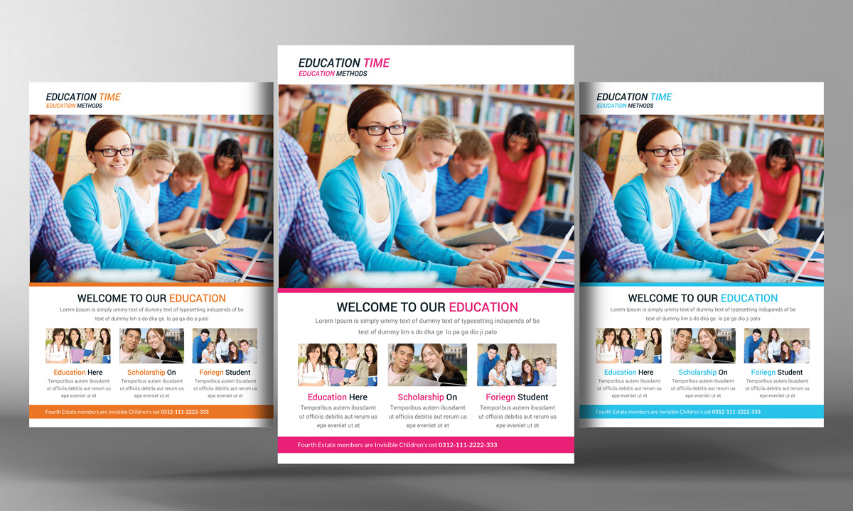 Education Flyer Template, a Flyer Template by graphicforest