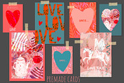 Valentine's day Patterns and Cards, an Animal Illustration by watercolor kamill (Thumbnail 4 of 8)