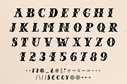Magic Dust - vintage display font, a Blackletter Font by doffdog (Thumbnail 2 of 8)